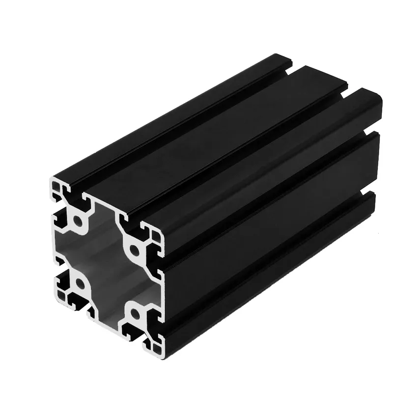 European standard 6060 Aluminum Extrusion Profile Anodized Black Silver Linear Rail Guide Frame for CNC machine 6060