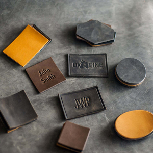 कस्टम चमड़े के पैच टोपी चमड़े के पैच बैज लेबल ब्लैंक जींस टोपी के लिए चमड़े के पैच - Product Image 5