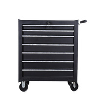 Ensembles d'outils à main de chariot à rouleau de 7 tiroirs avec 5 couches CRV 455 pièces armoire de boîte en Carton rouge 3 ans manteau de poudre acier mécanique Odm