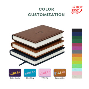 <span class=keywords><strong>Biblia</strong></span> NIV al por Mayor, Tapa Dura con <span class=keywords><strong>Letras</strong></span> Rojas Grandes en Cuero, para Suministros de Iglesia y Librerías, con Logotipo Grabado - Product Image 3