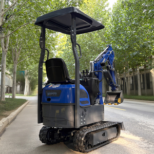 Đa chức năng mini máy xúc 1.2 tấn nhỏ Digger Tương thích với máy cắt, augers, rakes & file đính kèm khác - Product Image 4