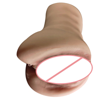 Juguete Sexual de Bolsillo, Vagina de Silicona Suave 3D, Masturbador para Adultos, Doble Orificio, Sexo Oral, Copa Masturbadora 3D