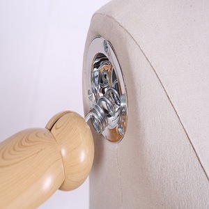 Soporte de plástico ajustable para cuerpo, cabeza galvanizada de alambre de hierro, maniquí femenino dorado - Product Image 4