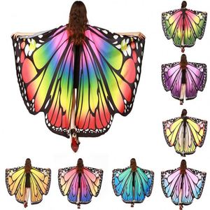 Cape d'ailes de papillon pour femme, châle pashmina, écharpe, accessoire de costume de nymphe ou de fée - Product Image 2
