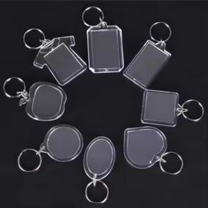 Custom Acrylic Photo Insert Keychain Picture Frame Acrylic Keychain Blank Personalized Picture <b>Key</b> <b>Chains</b> for DIY Craft - Product Image 3