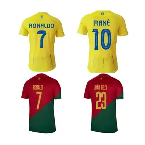 Unisex Portugal national Home Football Jersey Fan Tshirt Soccer Jersey