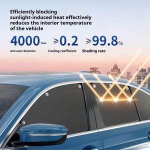 Parasol <span class=keywords><strong>para</strong></span> Ventanas <span class=keywords><strong>de</strong></span> Coche, Protección UV, Parasol Lateral <span class=keywords><strong>para</strong></span> Ventanas, Cubierta con Ventosa, Visera Solar, Aislamiento Térmico <span class=keywords><strong>para</strong></span> Automóviles, Cortina <span class=keywords><strong>de</strong></span> Privacidad - Product Image 4