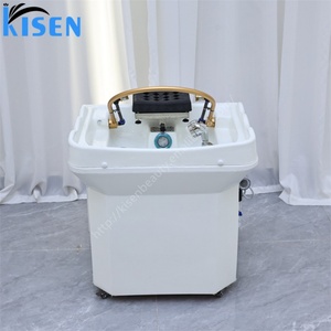 Kisen Bac de Spa Japonais pour la Tête avec Réservoir de 60L - Système Portable de Lavage et de Massage sans Plomberie en Stock - Product Image 1