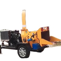 BOLIDA 8-12 t/h MOBILE BROYEUR À BOIS YMPJ1300 Déchiqueteuse à bois diesel mobile de haute qualité