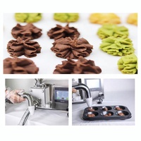 Machine de remplissage de crème glacée, 2 pièces, pour du pain, et des gâteaux