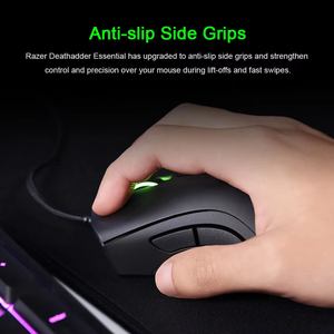 เมาส์เกมมิ่ง <span class=keywords><strong>Razer</strong></span> Deathadder Essential - เซ็นเซอร์ออปติคอล 6400DPI, ปุ่มตั้งโปรแกรมได้ 5 ปุ่ม สำหรับพีซี/แล็ปท็อป - Product Image 2