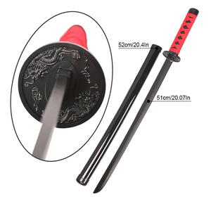 Espadas <span class=keywords><strong>cortas</strong></span> de madera de alta calidad personalizadas de fábrica, arma Katana para niños, juego de rol, Juguetes Para practicar Cosplay, juego Unisex - Product Image 1