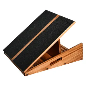 Youlike Professional Wood Slant Board Calf Maca Slant Board para Calf Stretching Incline Board