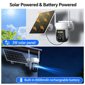 Caméra de sécurité extérieure sans fil PTZ solaire 4G sans carte SIM 2K, stockage 32 Go, détection de mouvement <span class=keywords><strong>PIR</strong></span>, audio bidirectionnel, batterie intégrée, IP66 - Product Image 5