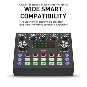 Studio <b>Microphone</b> Kits With Sound Card Professional Studio Condenser Dual <b>Microphone</b> for Cell Phone Computer - Product Image 2