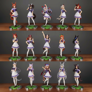 Figurine de collection en PVC de l'uniforme scolaire d'Agnes Tachyon de Umamusume, sous licence officielle, avec emballage d'origine, vente en gros - Product Image 5