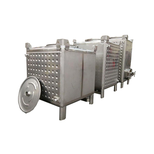 350gal Thùng Tote Ibc Thép Không Gỉ 1500l 2000l 550gal Nhà Máy Vật Liệu Sus304 Sus316l - Product Image 1