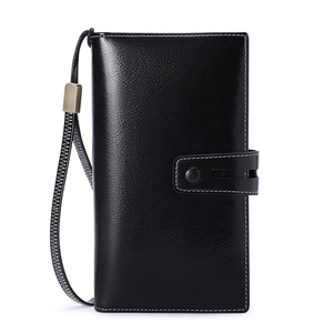<span class=keywords><strong>Portefeuille</strong></span> long en cuir RFID pour <span class=keywords><strong>femme</strong></span> avec dragonne, <span class=keywords><strong>porte</strong></span>-monnaie, <span class=keywords><strong>porte</strong></span>-téléphone, <span class=keywords><strong>porte</strong></span>-chèquier avec poche zippée, pochette, <span class=keywords><strong>portefeuille</strong></span> en cuir - Product Image 6