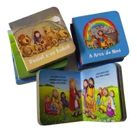 Fotografias ecológicas personalizadas de cantão, história de fotos do bebê das crianças da placa do bebê impressão do livro