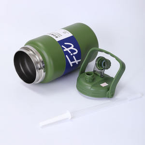 <b>Double</b> <b>Wall</b> Vacuum Stainless Steel Jug Kettle Flask Insulated Sports Water Bottle Lid Travel Camping 6-12 Hours Thermal - Product Image 2