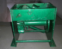 Compre un manivela manual con engranaje de tornillo sin fin, capacidad de 1 tonelada, manivela de tracción de alta resistencia, equipo industrial para manejo de materiales