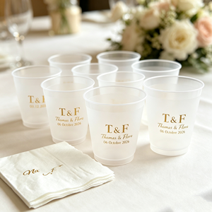 Gobelets en plastique jetables écologiques PLA RPET de 8 oz, 90 mm, promotionnels, personnalisés, gobelet en PET noir de 16 oz pour boissons froides - Product Image 1