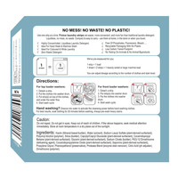 Feuilles de lessive super concentrées écologiques à faible mousse pour un nettoyage en profondeur des tissus – Vente directe usine Finice