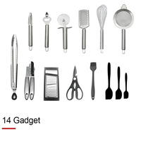 Set Perlengkapan Dapur Anti Lengket Grosir Pabrik 40 Buah Set Peralatan Dapur Silikon dengan Gagang