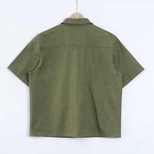 <span class=keywords><strong>Camicie</strong></span> da <span class=keywords><strong>Uomo</strong></span> YIMAI 100% Cotone, <span class=keywords><strong>Maniche</strong></span> <span class=keywords><strong>Corte</strong></span> con Logo Personalizzato, Tinta Unita, <span class=keywords><strong>Taglie</strong></span> Grandi, Camicia Designer per <span class=keywords><strong>Uomo</strong></span> - Product Image 4