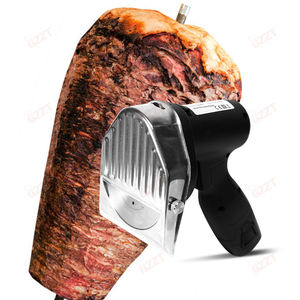 Ce barbacoa eléctrica Shawarma cuchillo máquina cortar carne Shawarma máquina cortadora automática Robot mano Kebab rebanador Shawerma cortador - Product Image 6