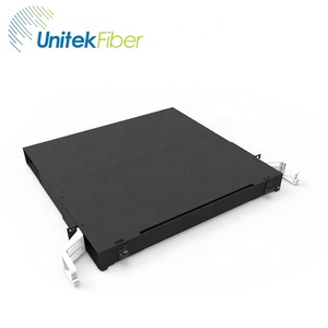 عالية الكثافة 1U 144c لوحة تصحيح الألياف MTP MPO الألياف البصرية توزيع الإطار 96C odf الألياف كابل بصري محطة مربع - Product Image 3