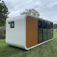 Vorgefertigte Hochwertige Maßgefertigte Mobile Bürokapsel Sandwich-Panel Wasserdicht für Außenbereich Schnelle Installation für Bürogebäude Einkaufszentrum
