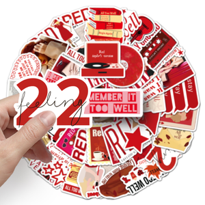 50PCS Pegatinas Personalizadas Listas para Enviar, Pegatinas Impermeables <span class=keywords><strong>de</strong></span> Anime, Lindas Caricaturas, Dibujos Animados, Speak Now, Álbumes <span class=keywords><strong>de</strong></span> Red <span class=keywords><strong>Taylor</strong></span>, Pegatinas <span class=keywords><strong>de</strong></span> Dibujos Animados - Product Image 3