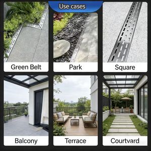 Plateau de drainage en acier inoxydable 304 316 au design moderne pour gouttière décorative, café, toit et rue piétonne - Product Image 5