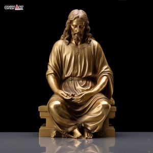 Venta Brasil Gigante al aire libre Religioso Divina <span class=keywords><strong>Misericordia</strong></span> Estatuas cristianas Meditando Redentor Cristo Jesús Escultura <span class=keywords><strong>de</strong></span> bronce para <span class=keywords><strong>Iglesia</strong></span> - Product Image 3