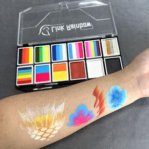 Fournitures de peinture de figures artistiques-Kit de finition pour ensemble de peinture professionnel pour enfants-<span class=keywords><strong>Palette</strong></span> de peinture du corps et du visage - Product Image 3