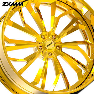 ZXMM plat à lèvres profondes forgé en alliage de personnalisation doré voiture de tourisme 5x120 17 18 20 22 24 pouces pour roues Jeep - Product Image 3