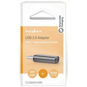 Adaptateur USB-C mâle vers Micro USB-B femelle USB 2.0 480 Mbps - Product Image 3