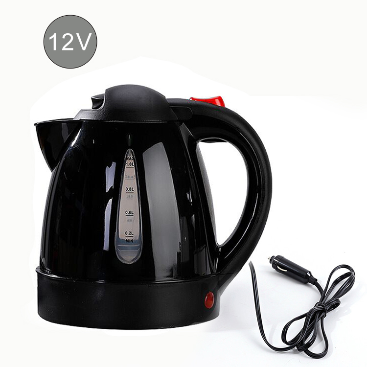12V24V Portable Kettle Cigarette Lighter alligator Clip Connector Solar  Kettle Car Kettle