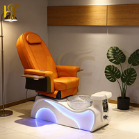 Chaise de massage de luxe intelligente et haute pour salon de spa, pédicure, spa pour les pieds, massage, manucure, pédicure pour salon de manucure