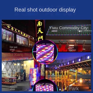 YAKI esterno impermeabile <span class=keywords><strong>Neon</strong></span> LED luce morbida striscia <span class=keywords><strong>colorata</strong></span> lanterna tendone acqua corrente <span class=keywords><strong>lampada</strong></span> IP65 paesaggio segno di applicazione - Product Image 4