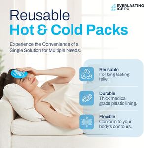 Compresas de Gel Reutilizables Frías y Calientes para Lesiones - Juego de Compresas de Gel - Soluciones de Tratamiento Frío y Caliente, Compresas Frías para Alivio del Dolor - Product Image 2