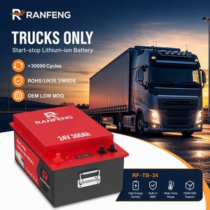 25.6V 300Ah 7.68kWh 磷酸铁锂电池组 卡车驻车空调启动电源 深循环 6000 次循环 - Product Image 1