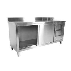 Hotel Commercial Kitchen Catering Restaurant Equipment Supplies Commercial Grade <strong>Stainless</strong> <strong>Steel</strong> <strong>Prep</strong> Work <strong>Table</strong> - Product Image 4