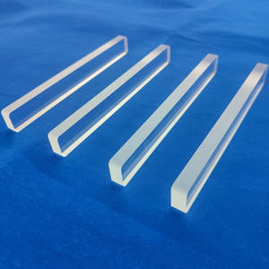 Isı direnci şeffaf substrat temizle kuvars cam plaka için yüksek saflıkta kuvars Lens - Product Image 4