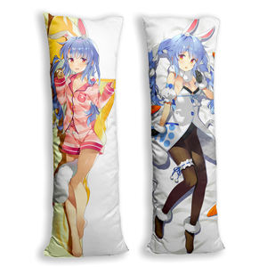 Otakuที่กําหนดเองพิมพ์อะนิเมะ<span class=keywords><strong>Vtuber</strong></span> Usada Pekora Hololive Waifuสาวน่ารักขนาดยาวหมอนครอบคลุมกรณี - Product Image 4