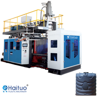 Machine de moulage par extrusion-soufflage automatique pour la fabrication de cônes de signalisation avec moteur à roulement, capable de traiter PS, HDPE, PE, ABS, PP