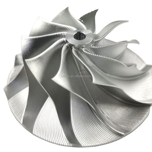 Rueda de Compresor S100-EFR 59.84/76.00mm 1167-123-2000 Mejorada con 6+6 Aspas de Alto Rendimiento en Billet/Fresado/Aluminio 2618 para EFR6758 1 - Product Image 4