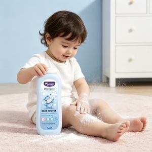 Momeasy Hygepure Talco Naturale <span class=keywords><strong>per</strong></span> <span class=keywords><strong>Neonati</strong></span> a Base di Amido di Mais con Camomilla, Avena e Foglie di Pesco, <span class=keywords><strong>Polvere</strong></span> Lenitiva <span class=keywords><strong>per</strong></span> <span class=keywords><strong>Neonati</strong></span> - Product Image 3