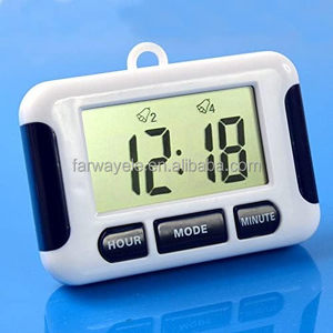Temporizador Digital de Cocina con Alarma, Reloj Despertador, Multifuncional, <span class=keywords><strong>Cuenta</strong></span> <span class=keywords><strong>Regresiva</strong></span>, 5 Grupos de Ajustes - Product Image 1